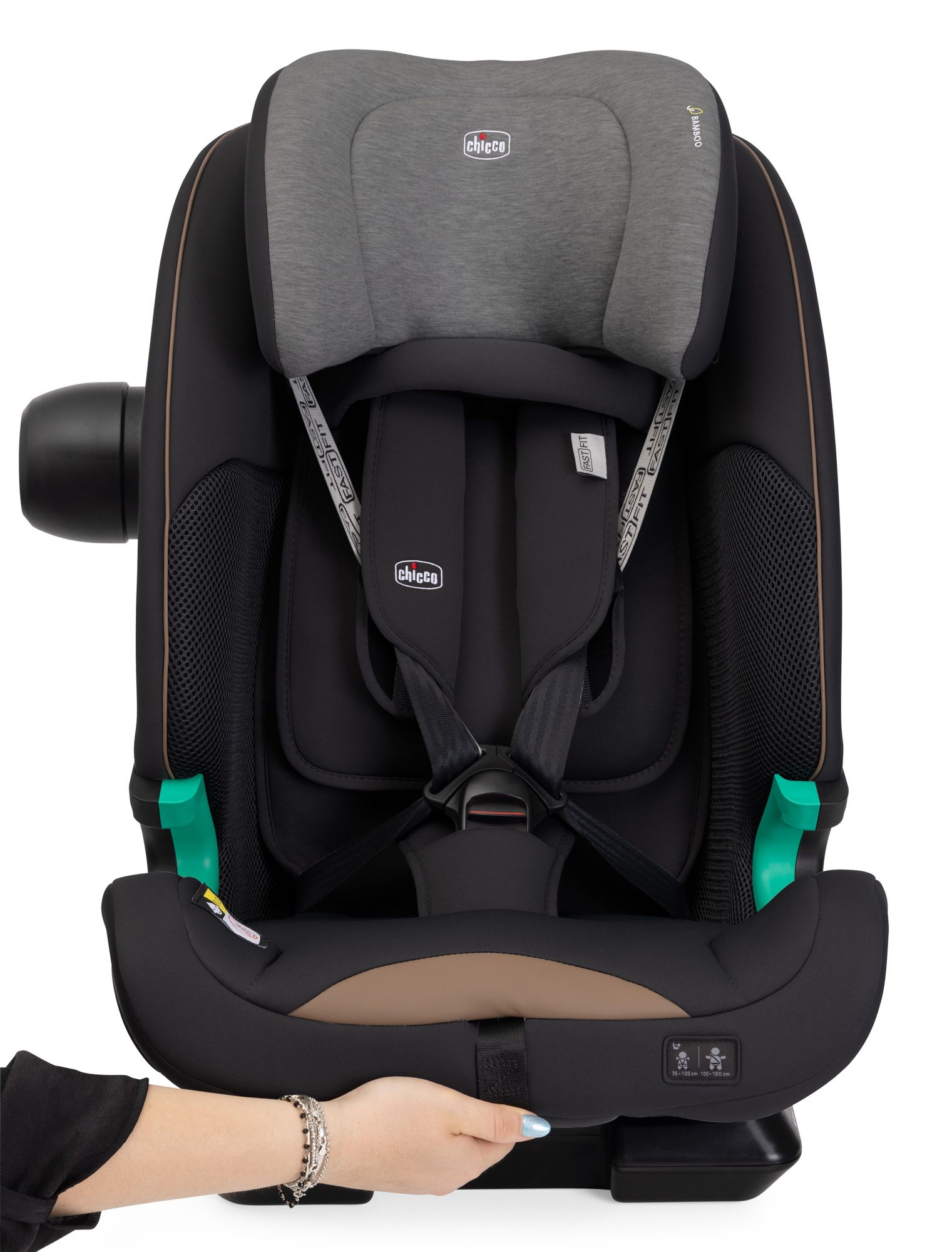 Автокресло Chicco Isofix 1/2/3 (9-36 кг) черный - фото 5