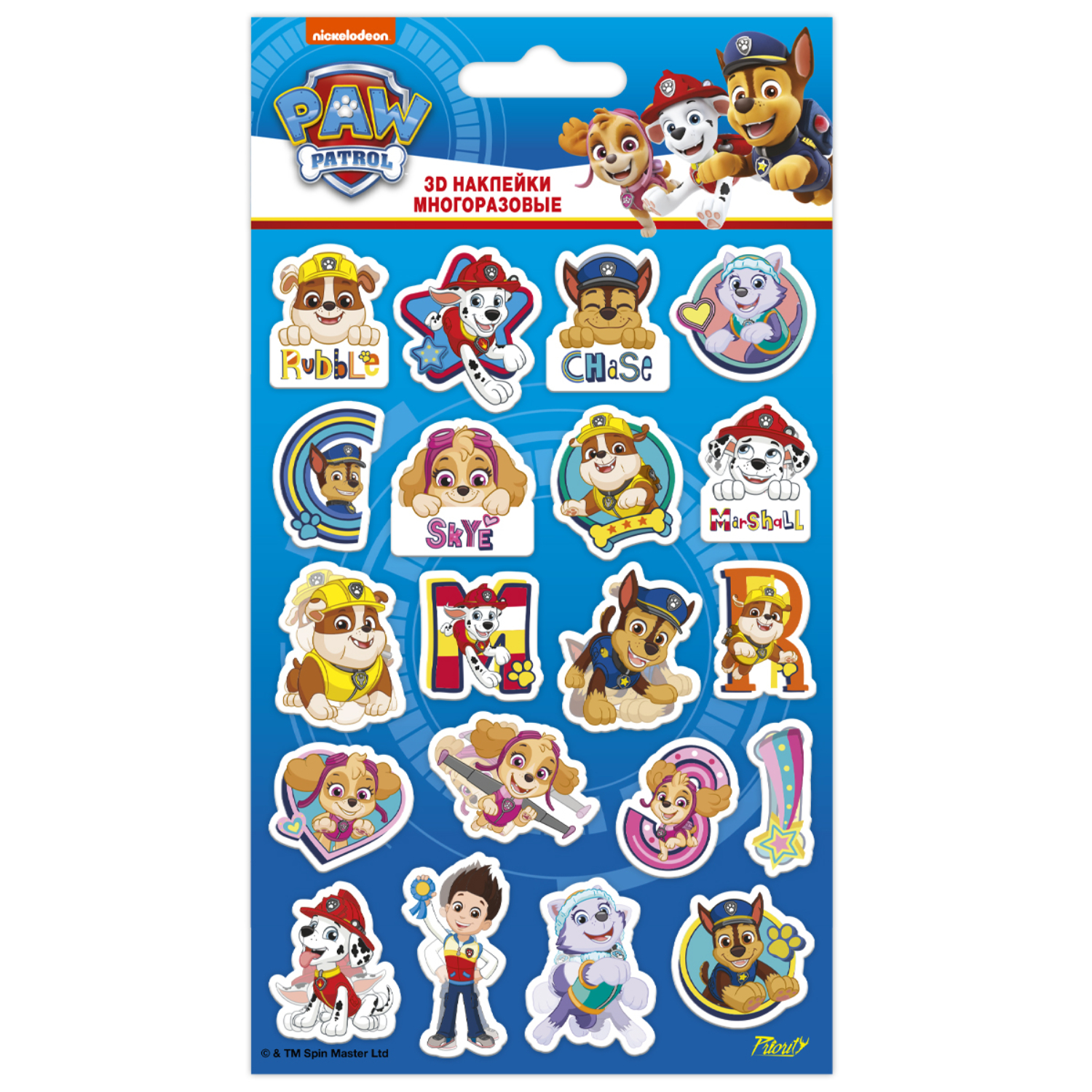 Наклейки PRIORITY Щенячий патруль - фото 1