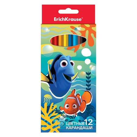 Карандаши цветные Disney 12 шт.