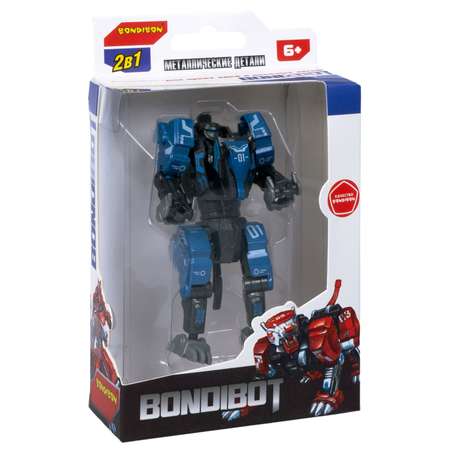 Фигурка Bondibon трансформер Робот Волк 2 в1