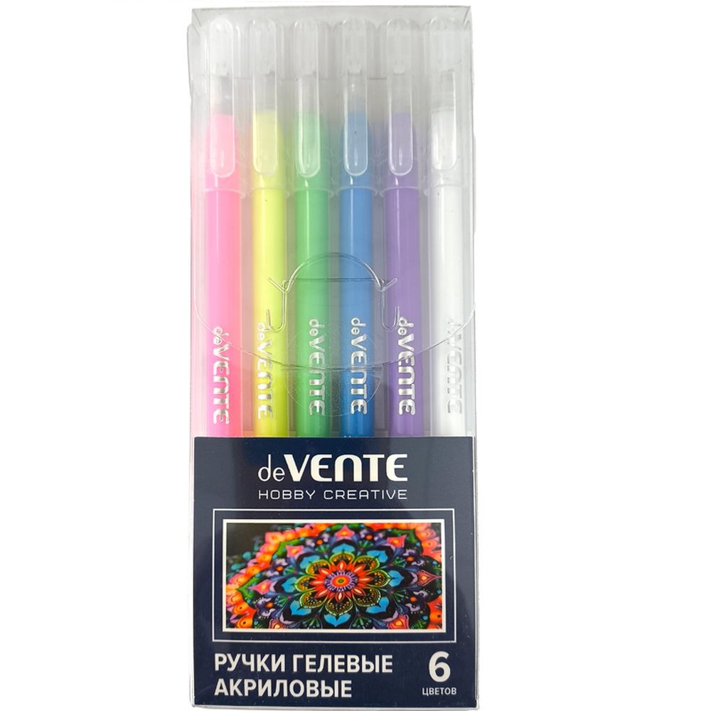 Ручка гелевая deVENTE 6 шт. - фото 1