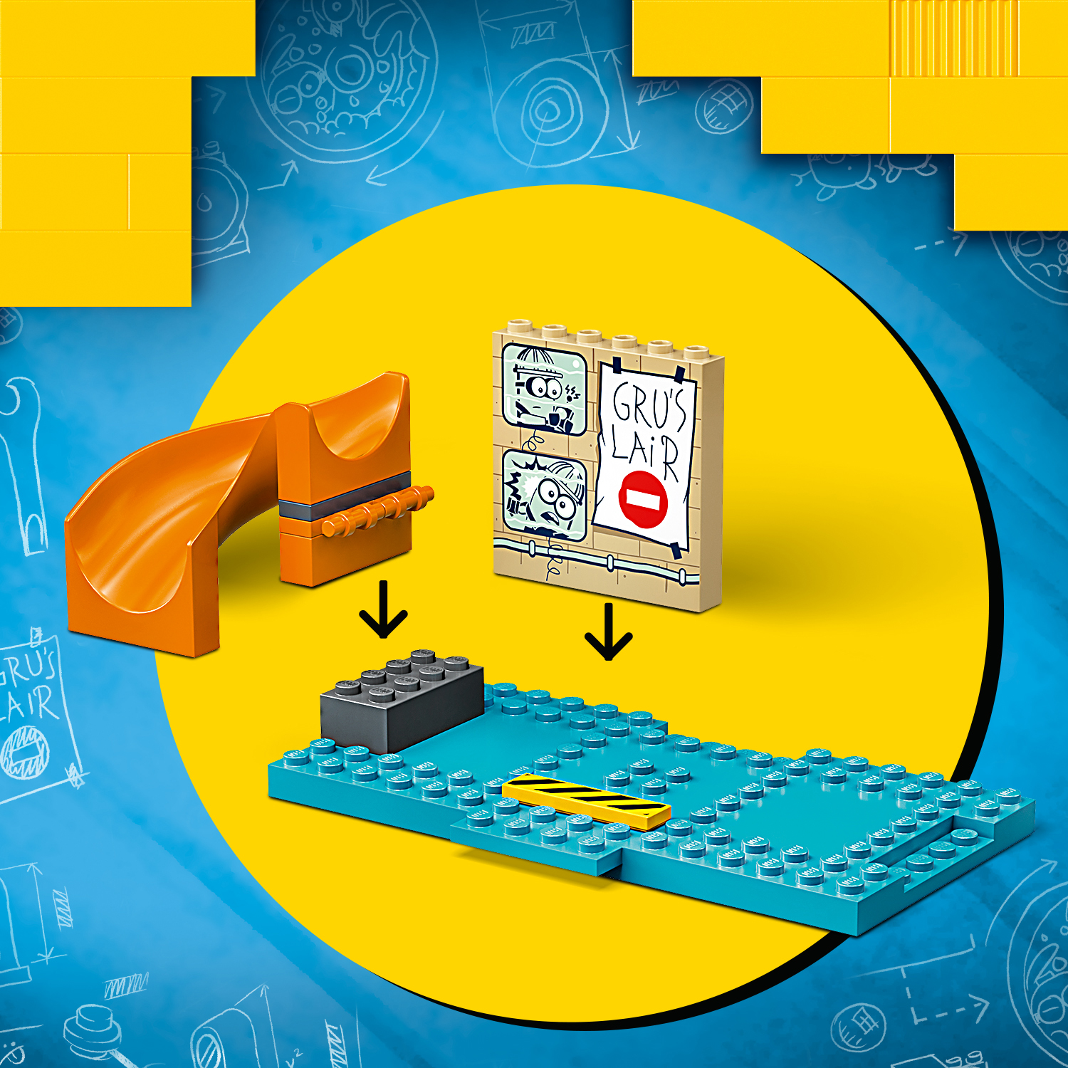 Конструктор LEGO Minions Миньоны в лаборатории Грю - фото 6