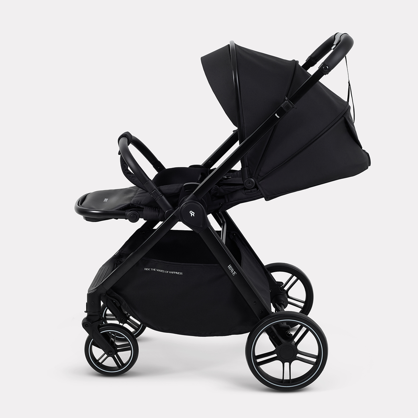 Коляска прогулочная Rant Basic Wave черный - фото 8