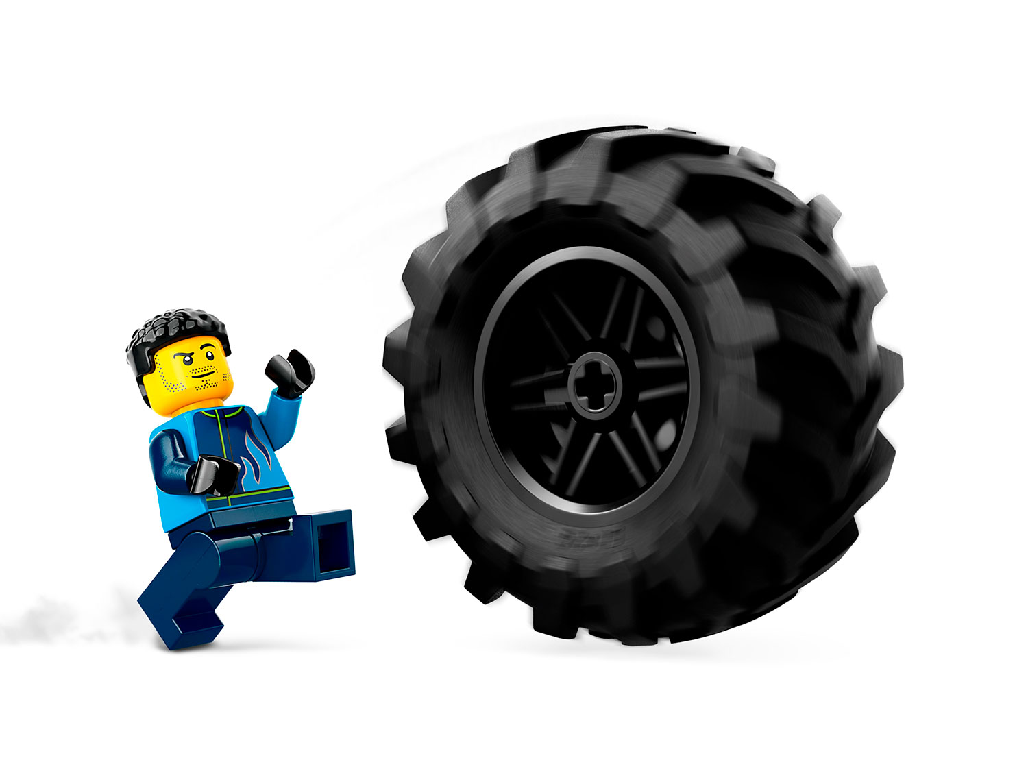 Конструктор LEGO City Синий монстр-трак 60402 148 дет. - фото 4