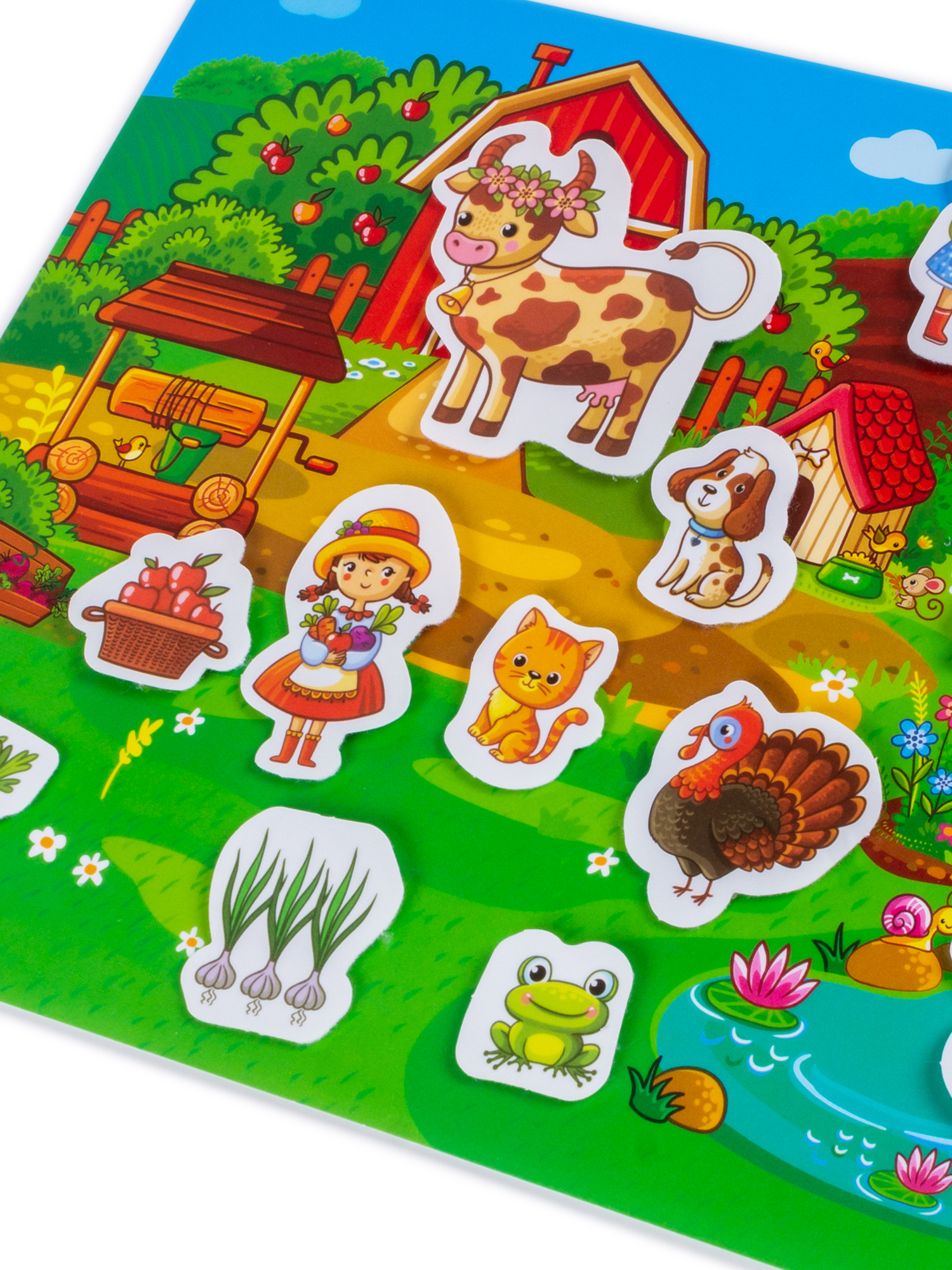 Игра развивающая Дрофа-Медиа Игра с липучками. На ферме 4248 - фото 4