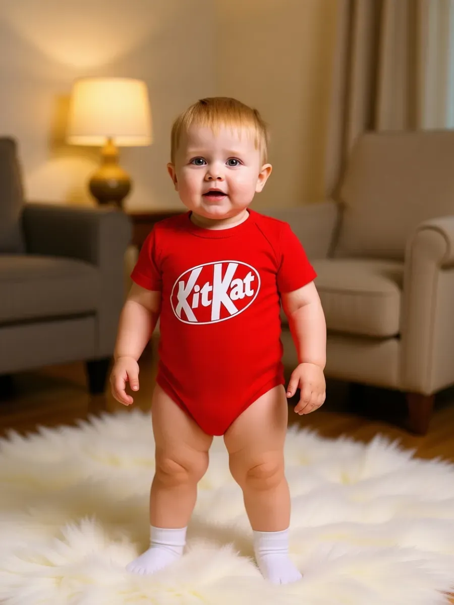 Боди BabyDreams Б_3/кит-кат красный - фото 1