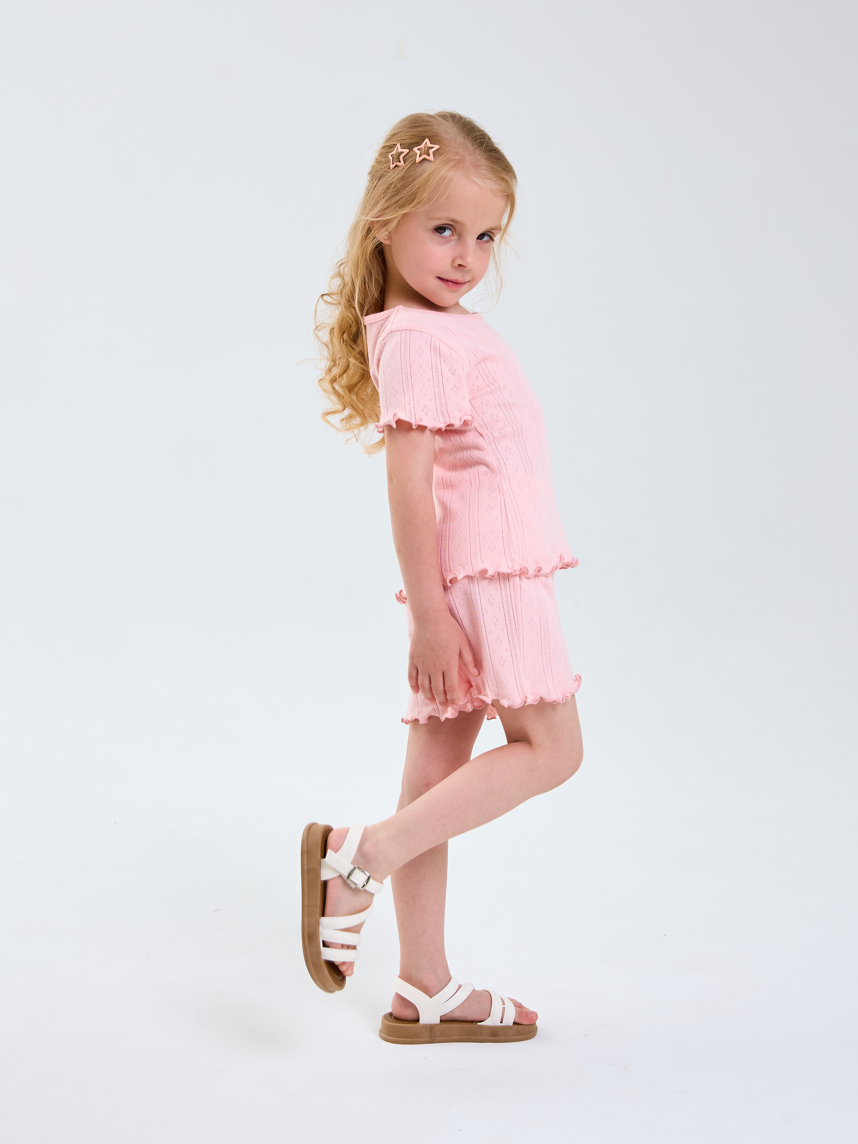 Футболка и шорты Mil Art kids 1902201549SUIT-SHORTS-TONKII-PINK - фото 6