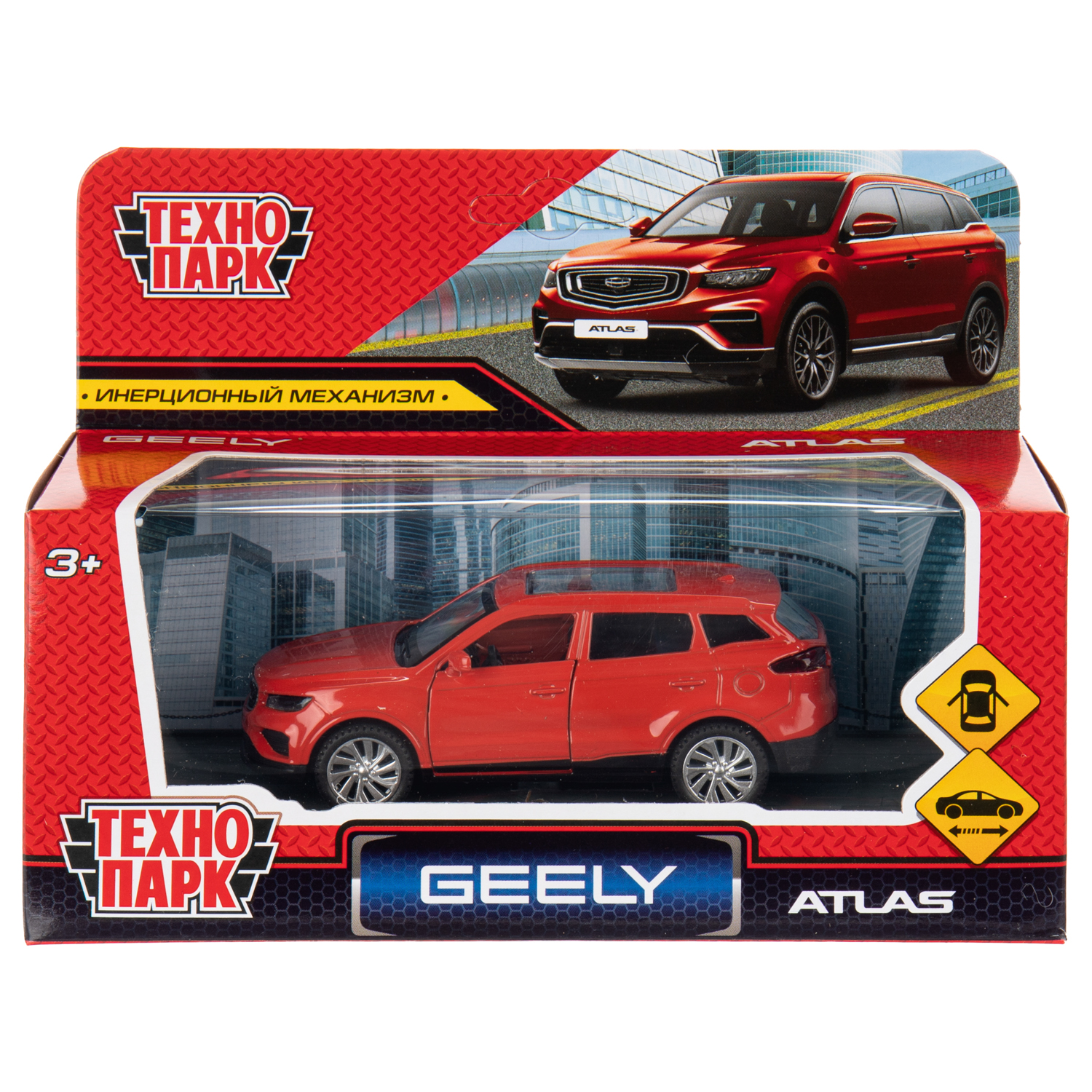 Автомобиль Технопарк Geely Красная 410593 - фото 2