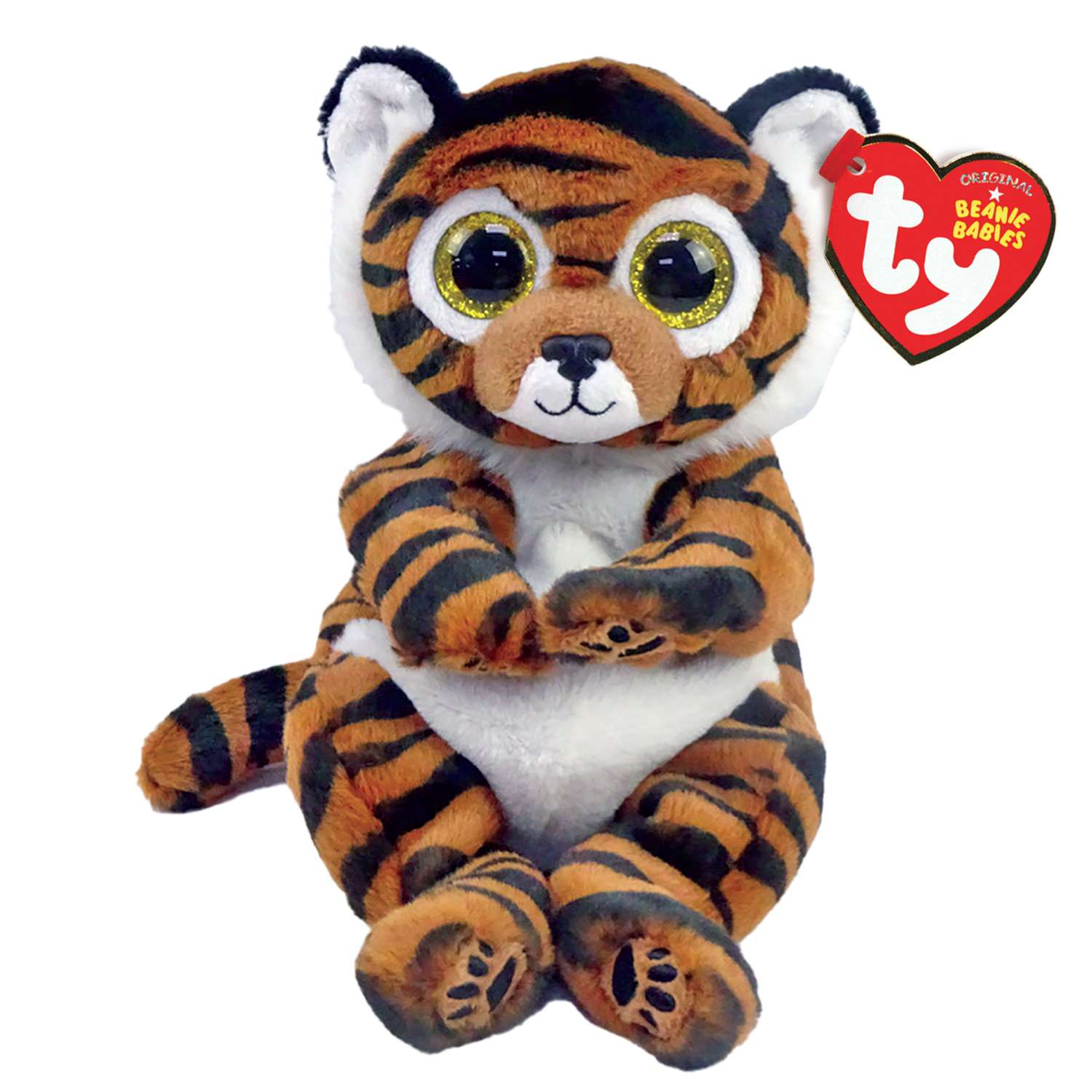 Мягкая игрушка TY тигр 15 см - фото 1