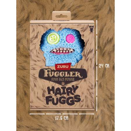 Мягкая игрушка FUGGLER Синий здоровяк Волосатики 24 см