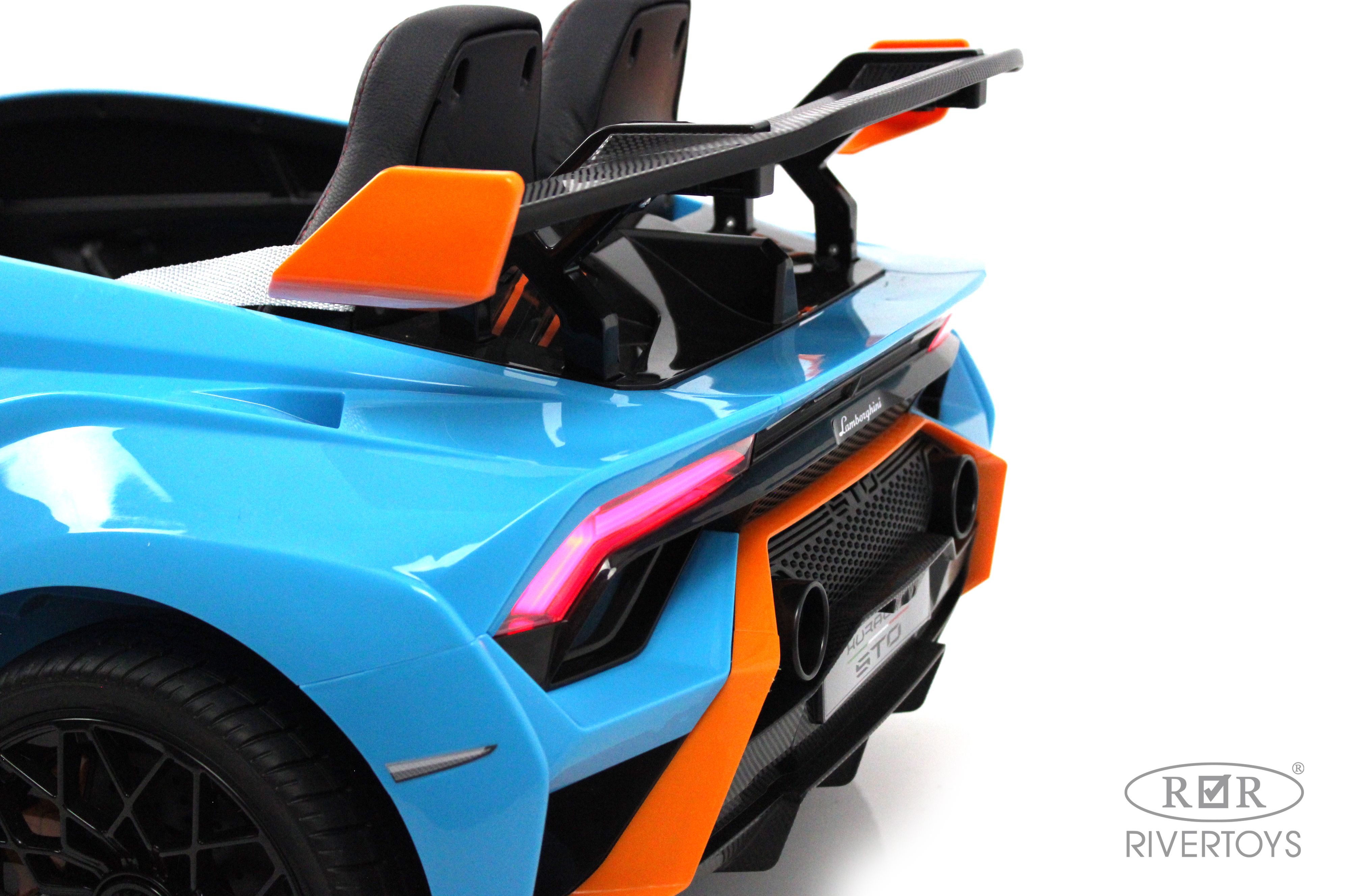 Электромобиль RIVERTOYS Lamborghini E888EE-BLUE С пультом ДУ - фото 14