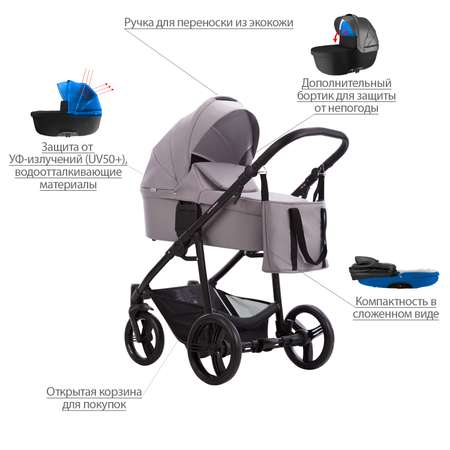 Коляска 2в1 Bebetto Explorer