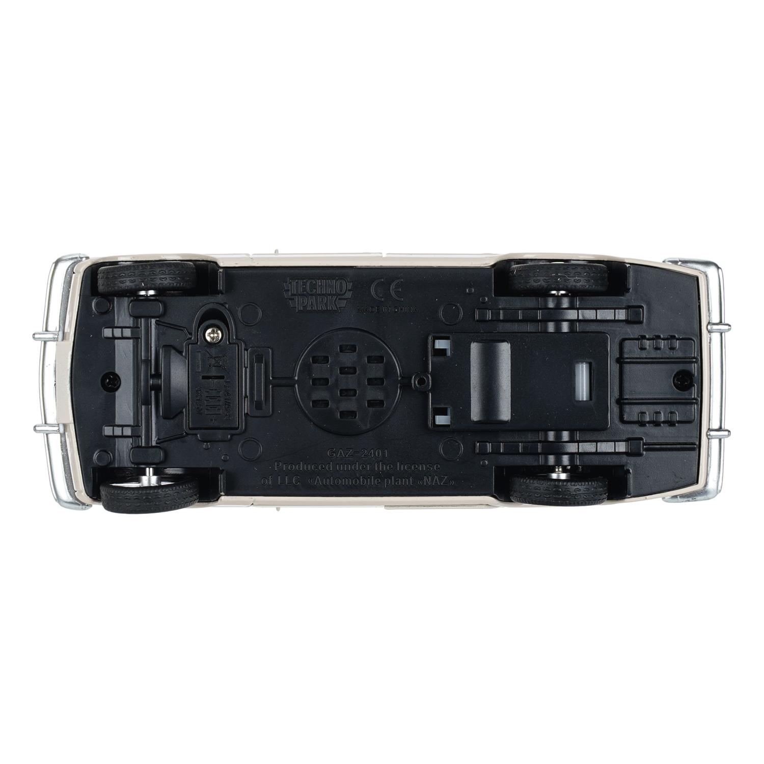 Автомобиль Технопарк ГАЗ Волга Бежевая 1:32 410486 - фото 8