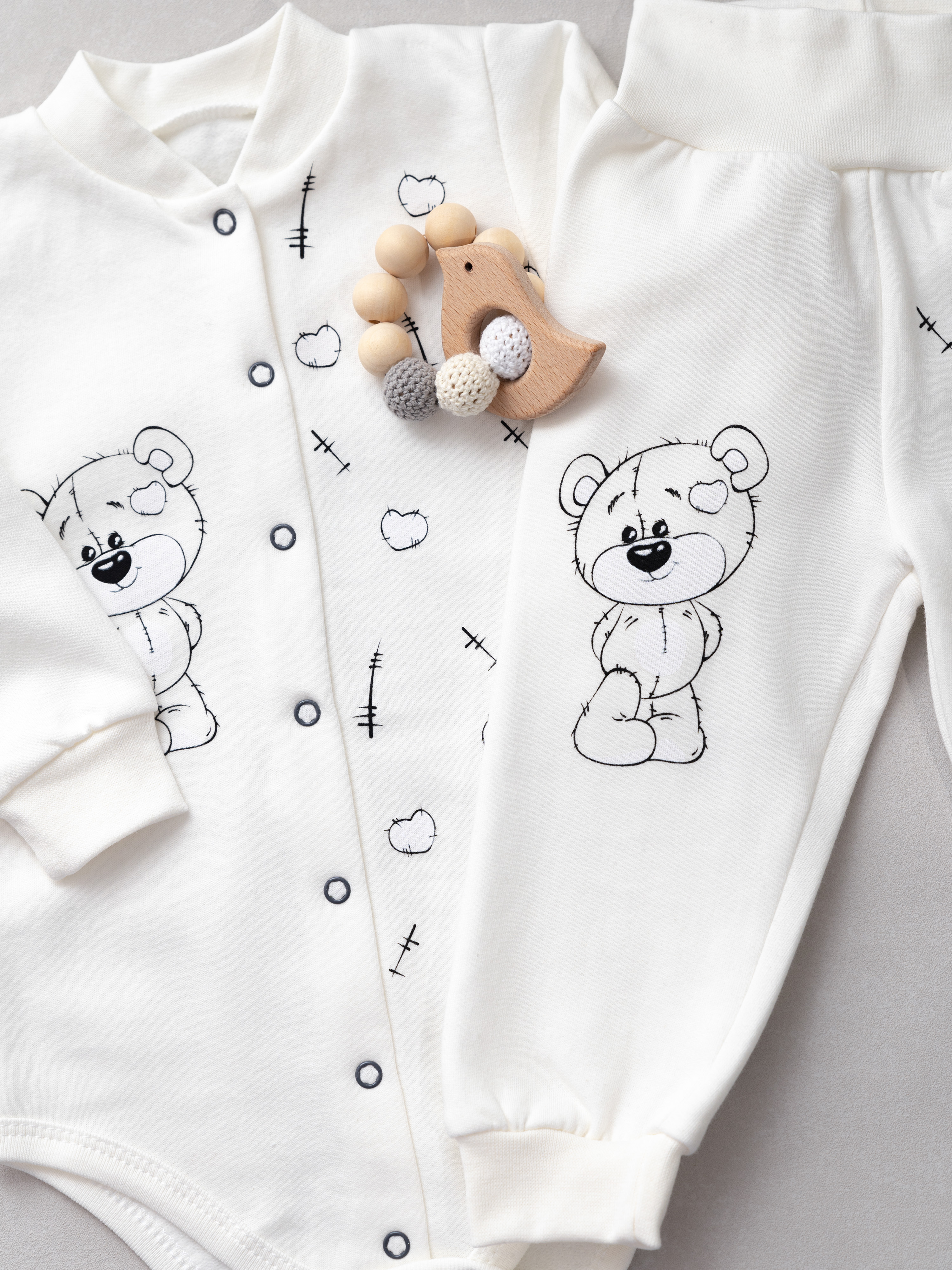 Боди и штанишки Amelli 290.040.0.293.055;210.002.0.293.055бел - фото 6