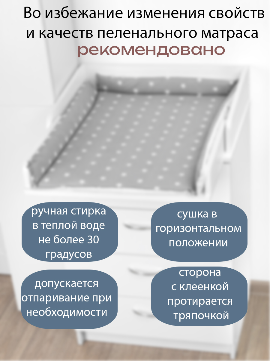 Матрас для пеленания БОНЯМ с бортиками - фото 4