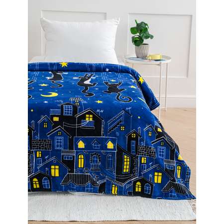 Плед PAVLine Аэро Софт Котики ночные 150 x 200 см