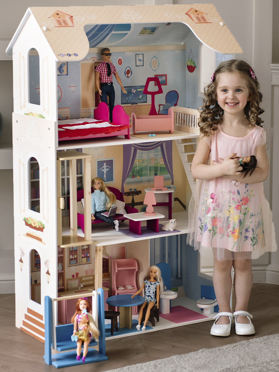 Домик для кукол PAREMO 120 см с мебелью PD315-03 - фото 7