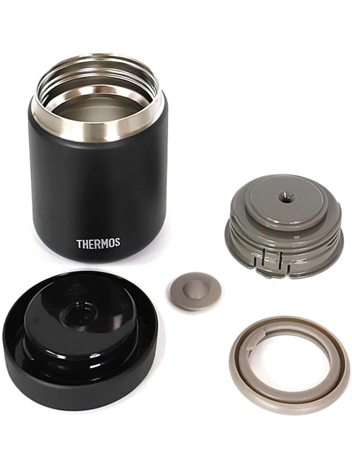 Термос для еды супа 500 мл THERMOS JBR-501 чёрный – нержавеющая сталь герметичный тепло/холод 6/8 часов - фото 8