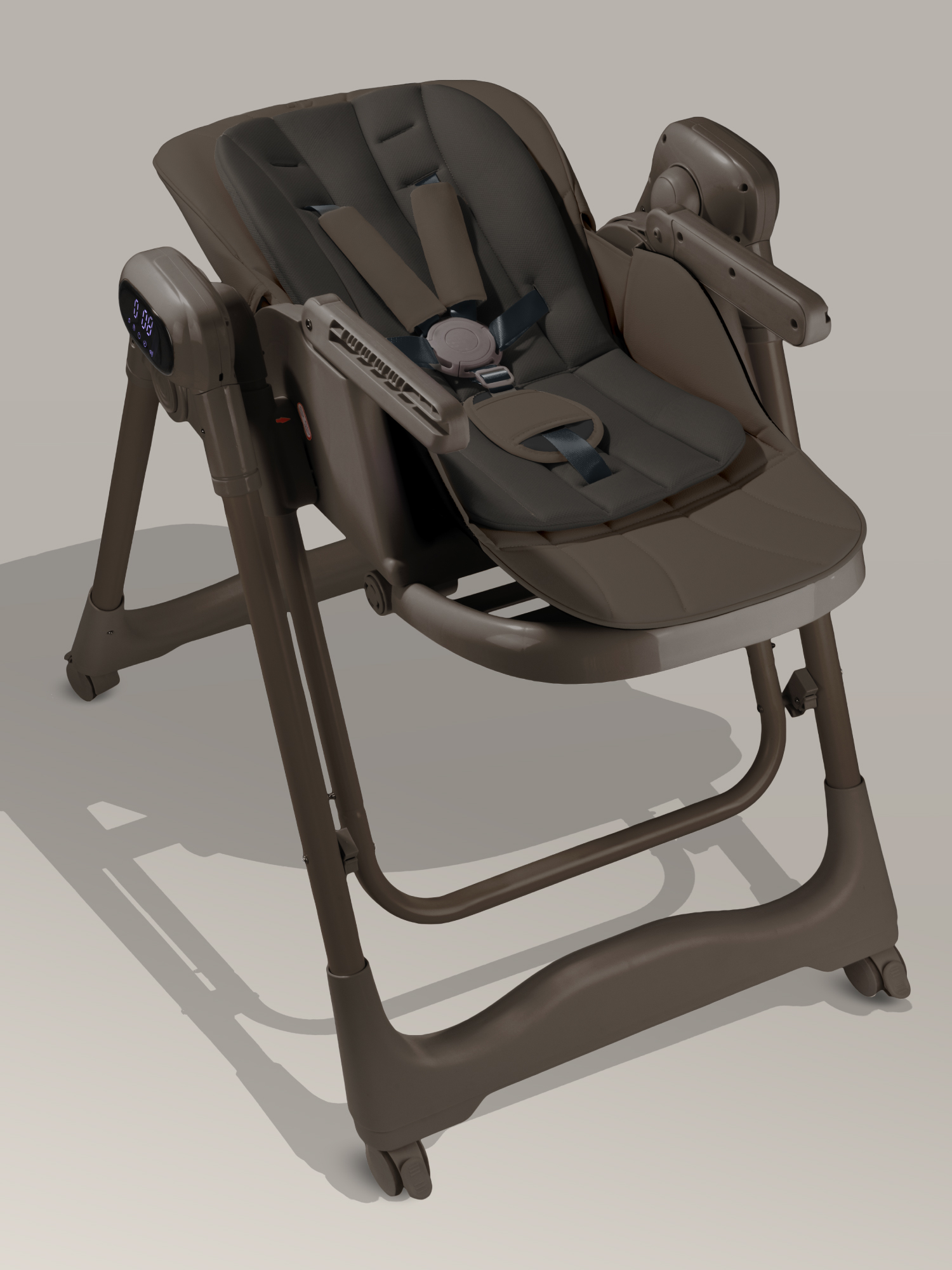 Стульчик для кормления Amarobaby Legacy коричневый - фото 26