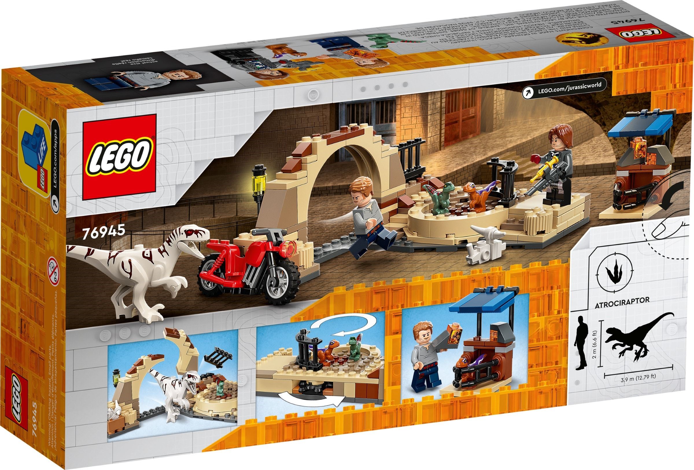 Конструктор LEGO Jurassic World 76945 169 дет. - фото 6