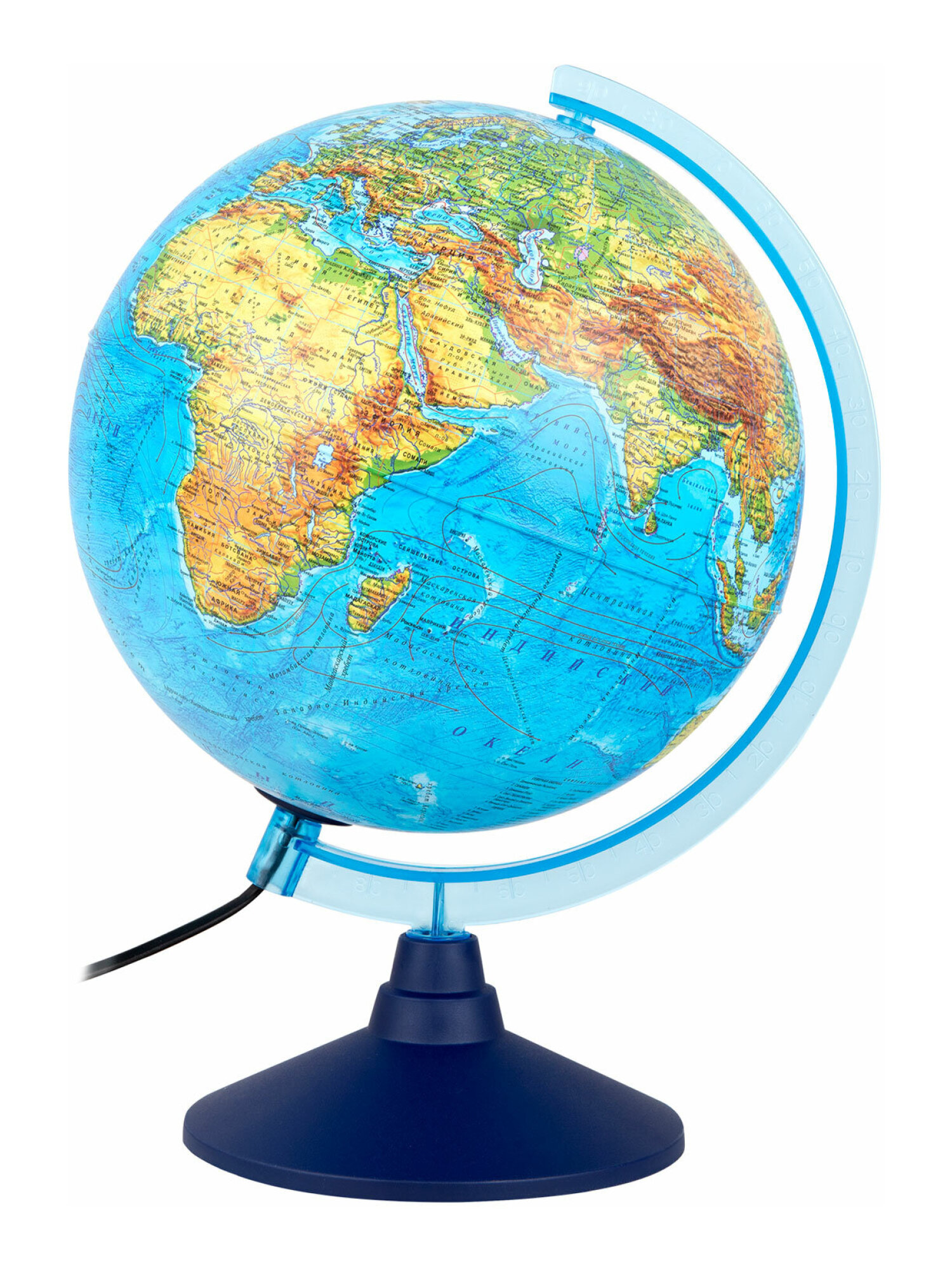 Глобус Globen физический с подсветкой диаметр 25 см - фото 9