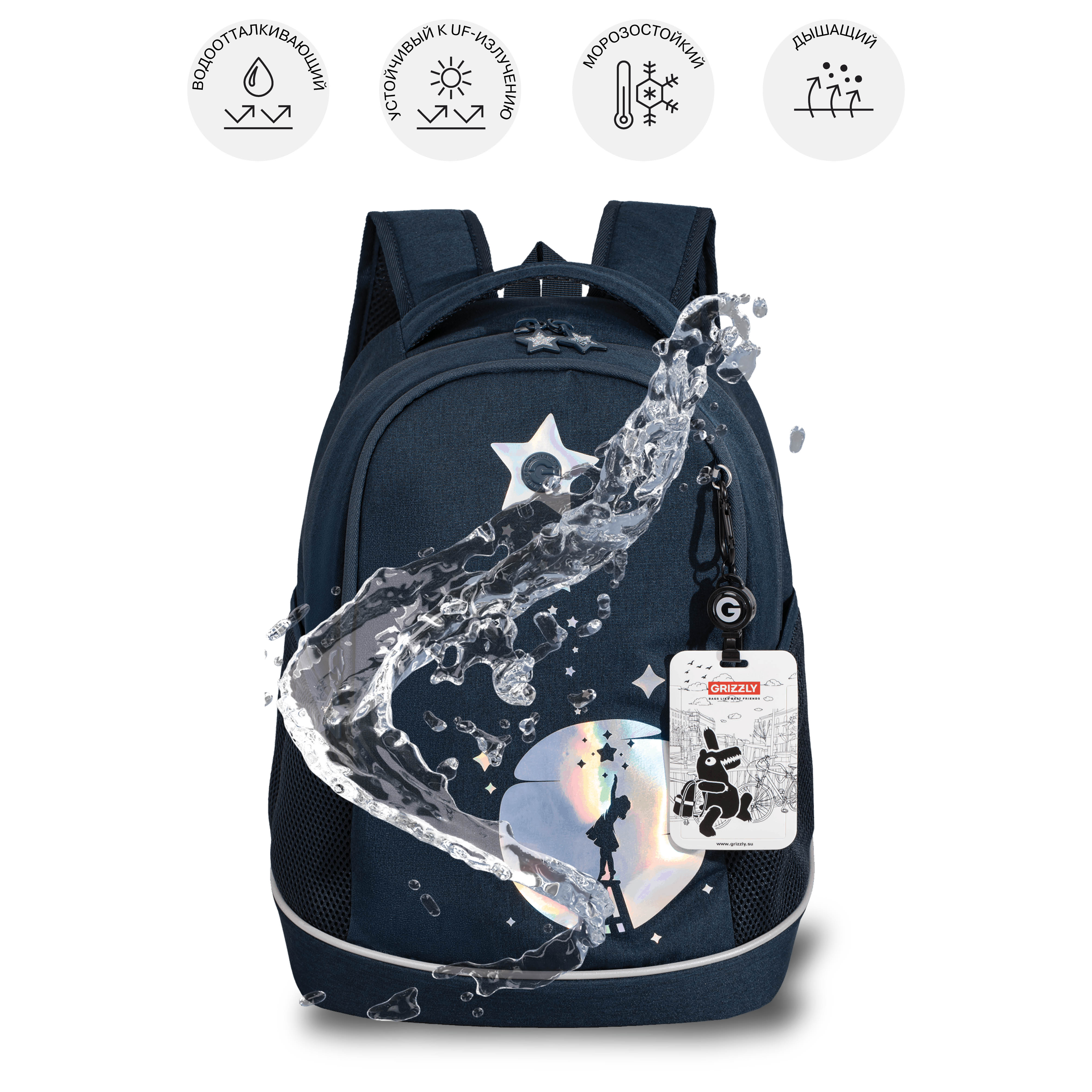Рюкзак Grizzly для девочки - фото 9