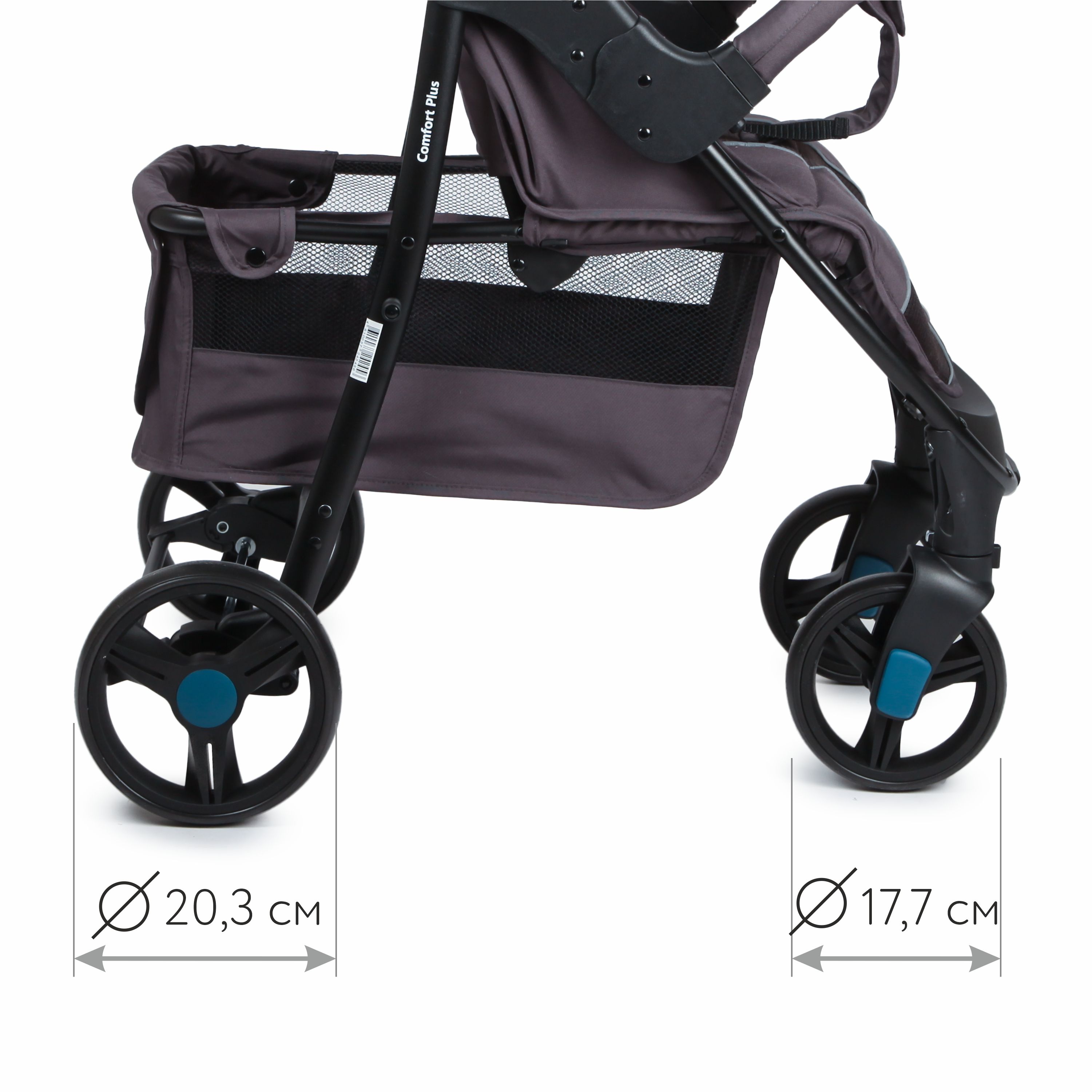 Коляска прогулочная Babyton Comfort Plus Blue - фото 10