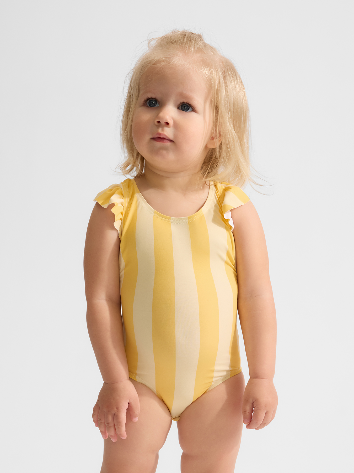 Изображение товара Купальник Happy Baby 68 UPF50+ с перекрестными лямками и оборками