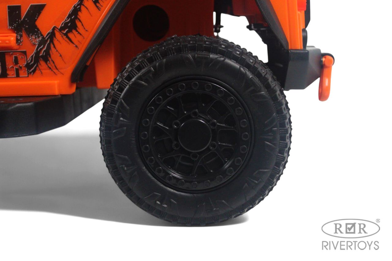Электромобиль RIVERTOYS G009GG-ORANGE С пультом ДУ - фото 8