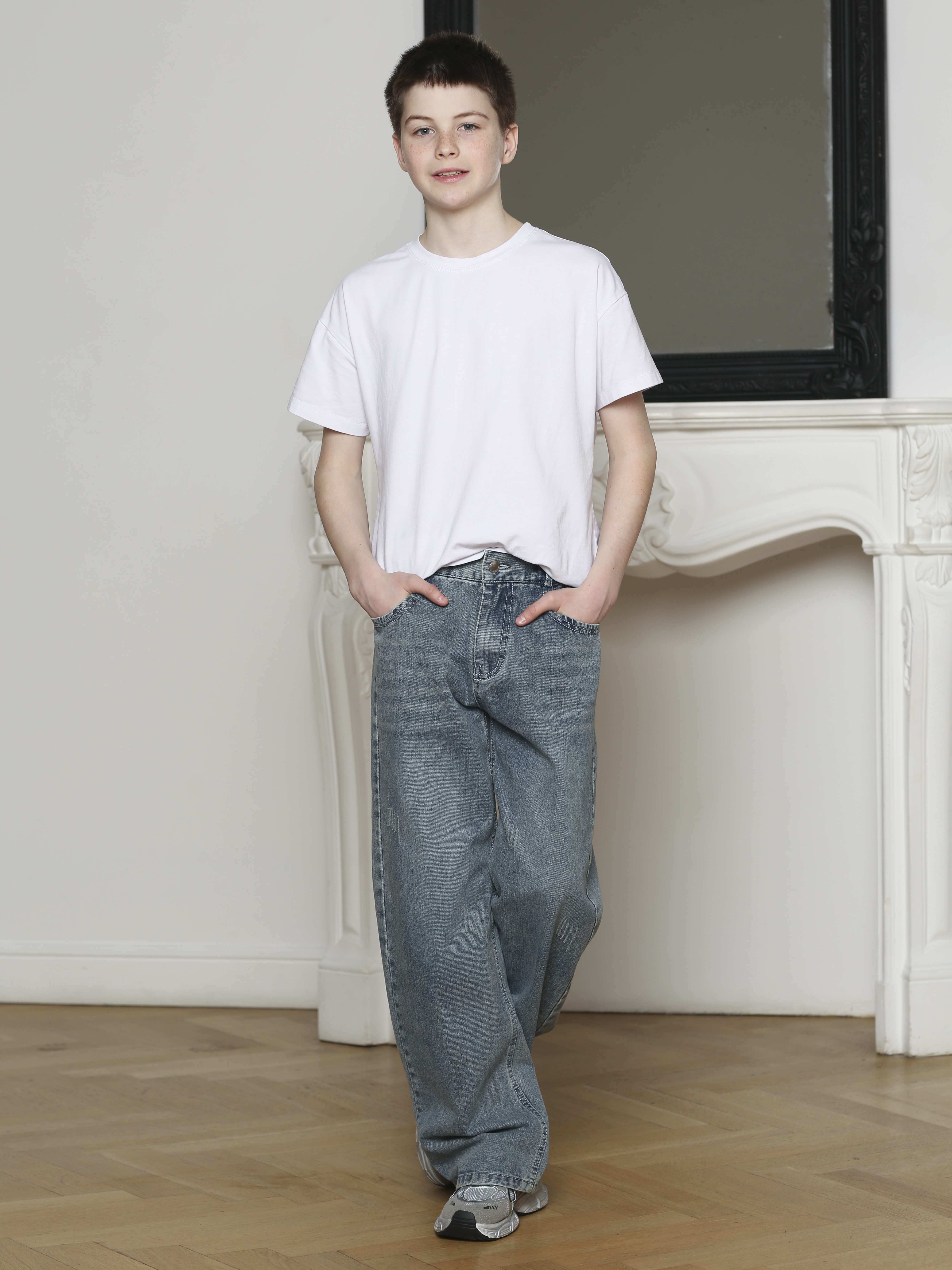 Джинсы-трубы СИНИЙ МИР R167-IL - фото 12