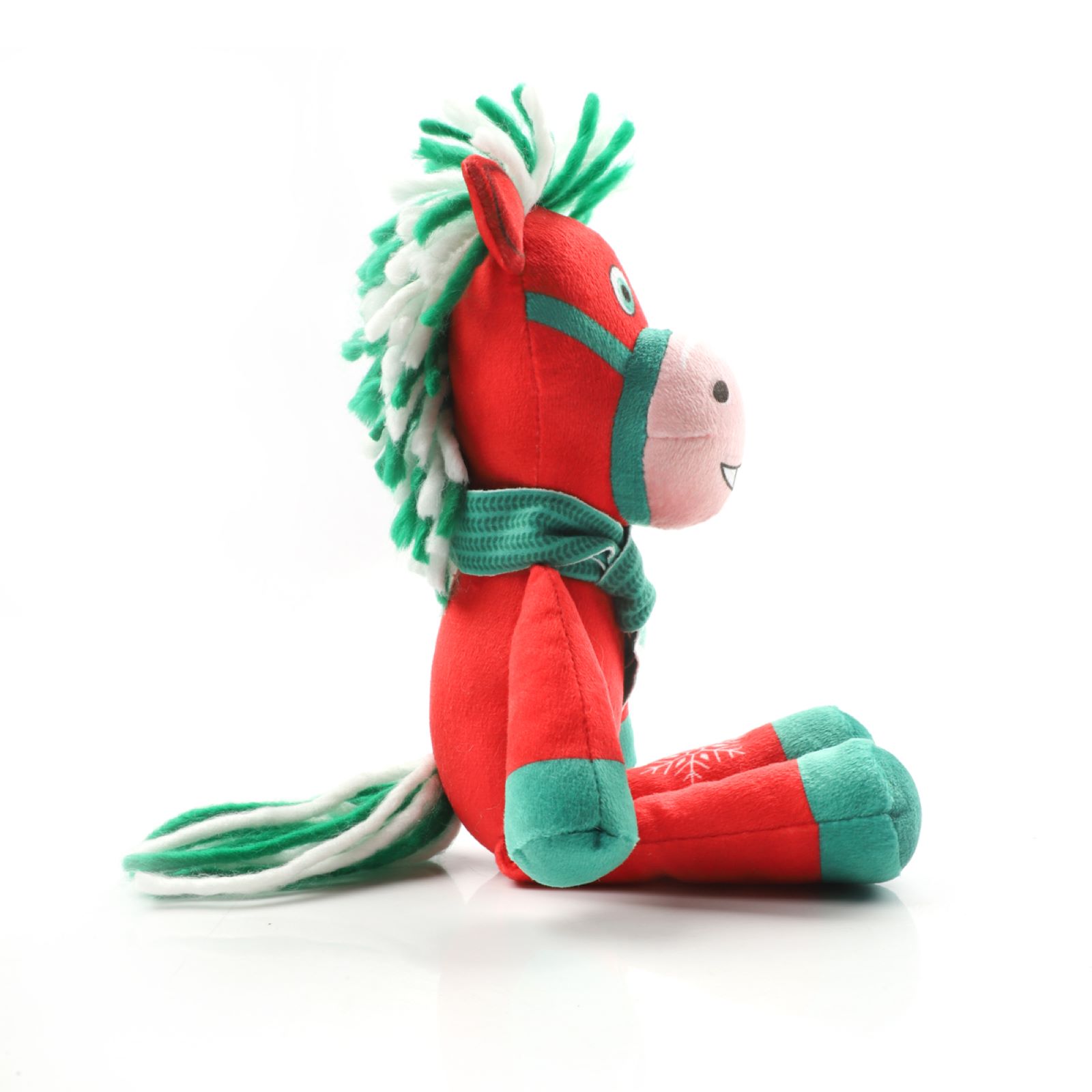 Игрушка для собак Triol New Year Лошадка мягкая 29.5см - фото 4