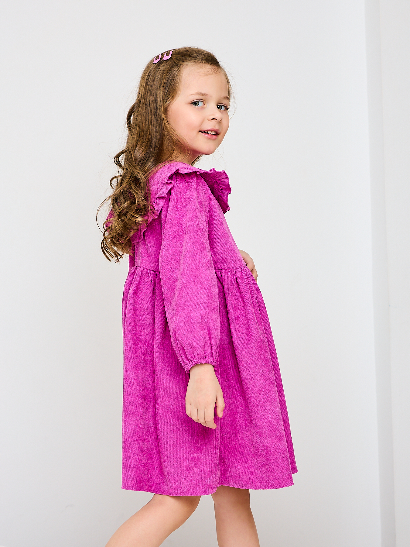 Платье Mil Art kids 1902201533DRESS-WELVET-PURPLE1 - фото 3