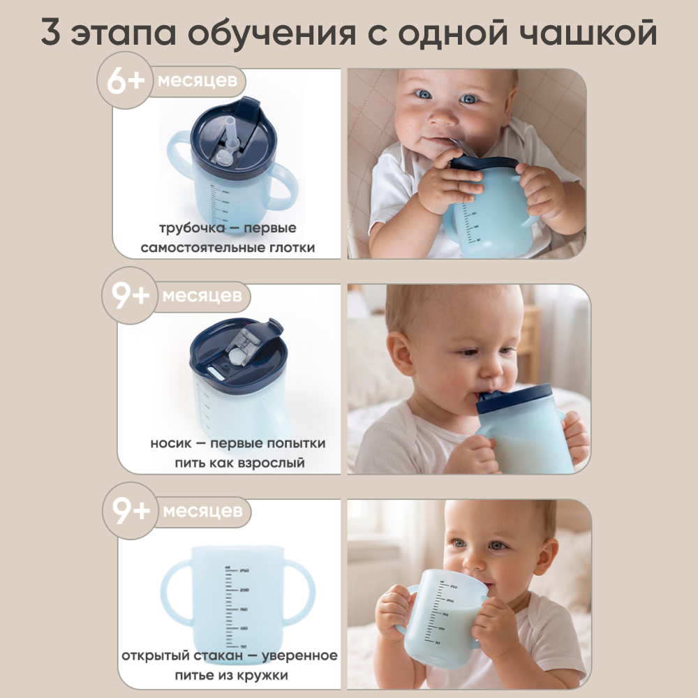 Поильник Paomma 250 мл - фото 6