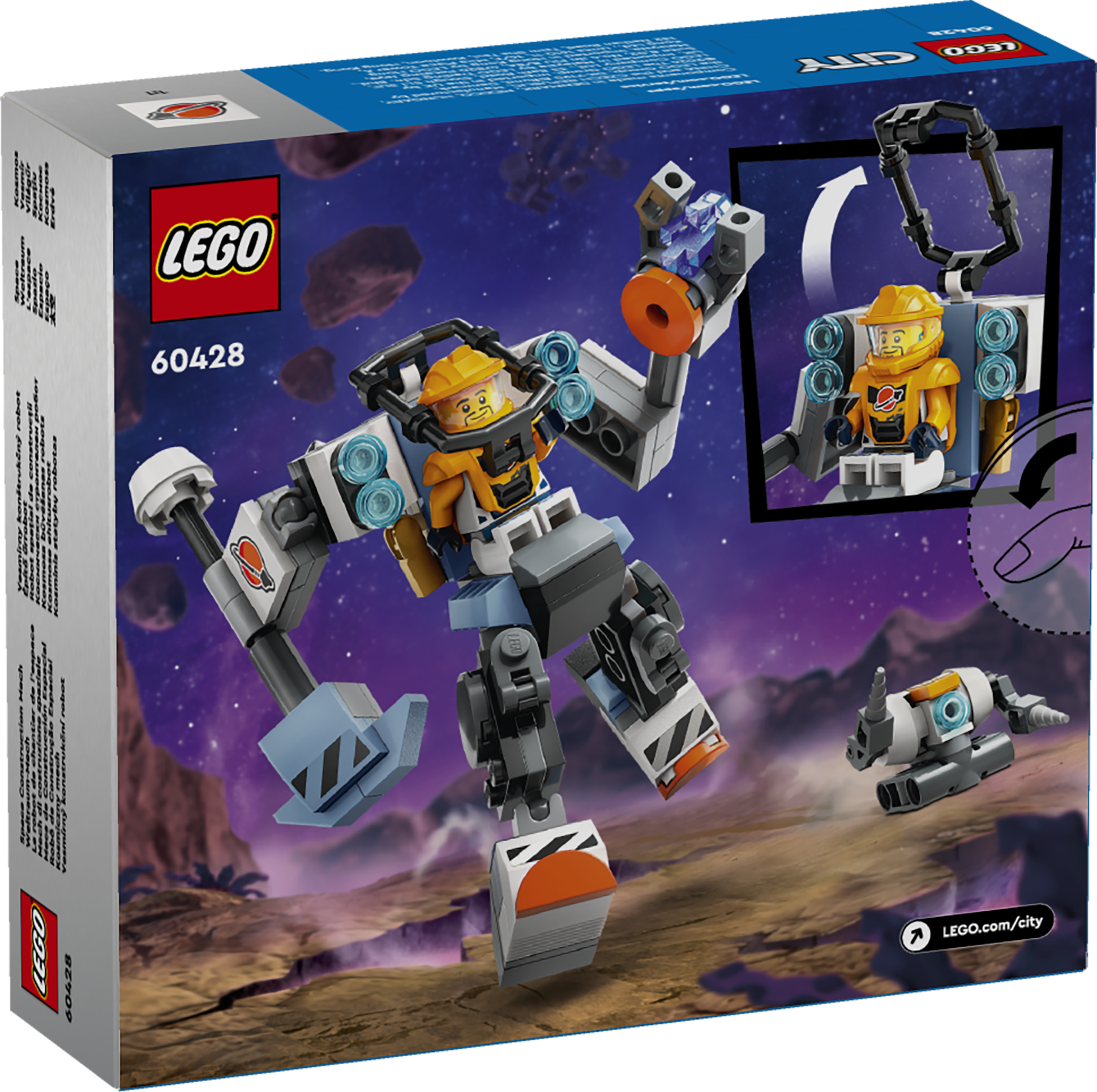 Конструктор LEGO City Космическое строительство 140 дет. - фото 4