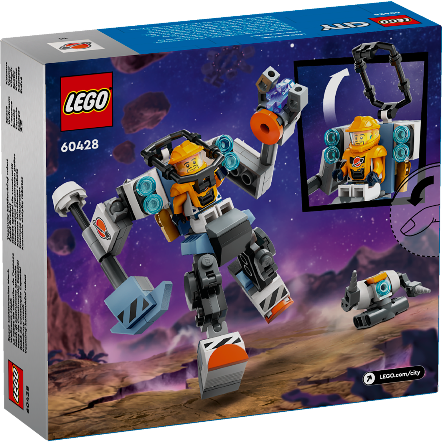 Конструктор LEGO City Космическое строительство блочный - фото 4