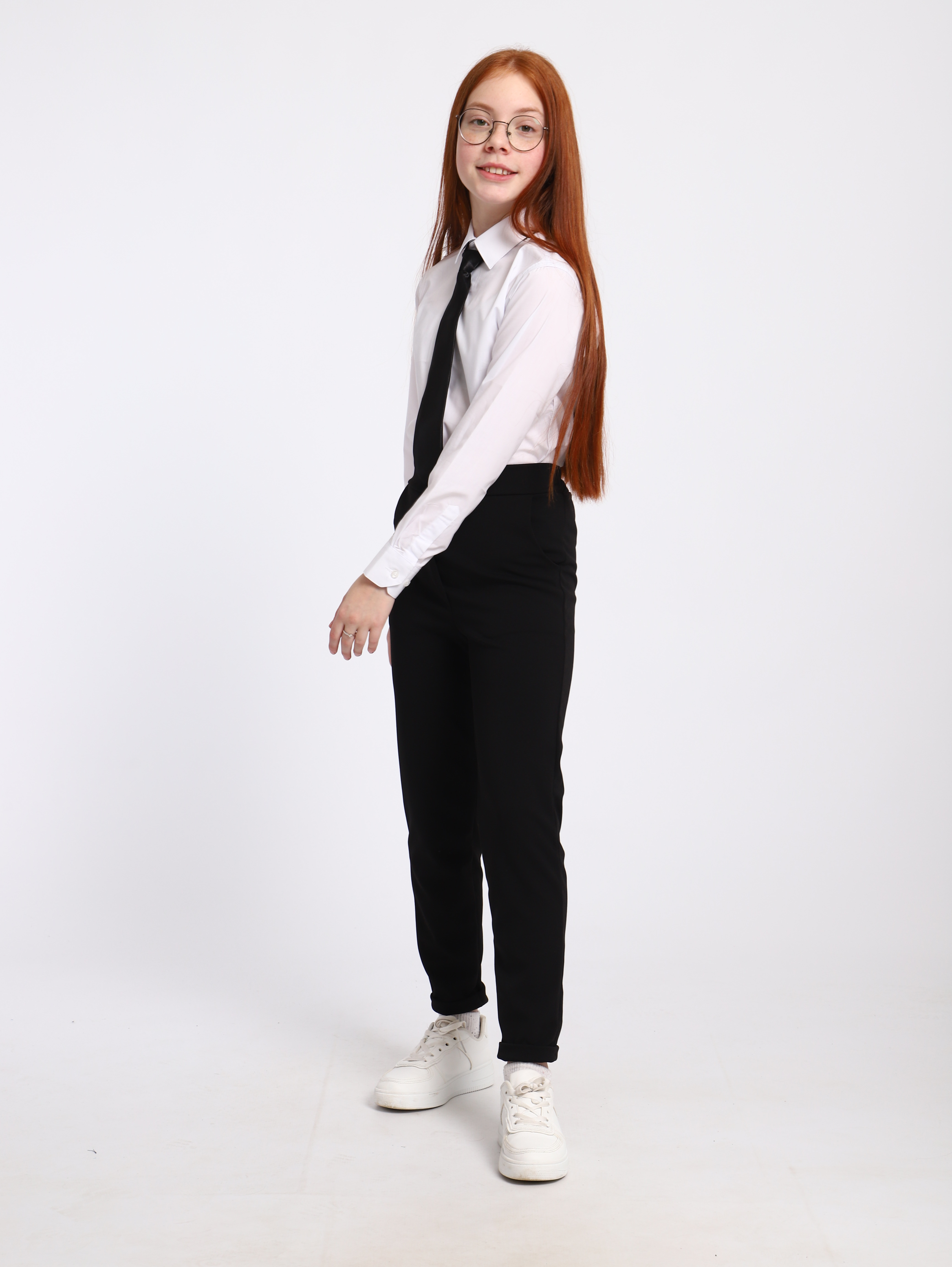 Брюки ЛАДОШКИ Брюки Мира черный - фото 4