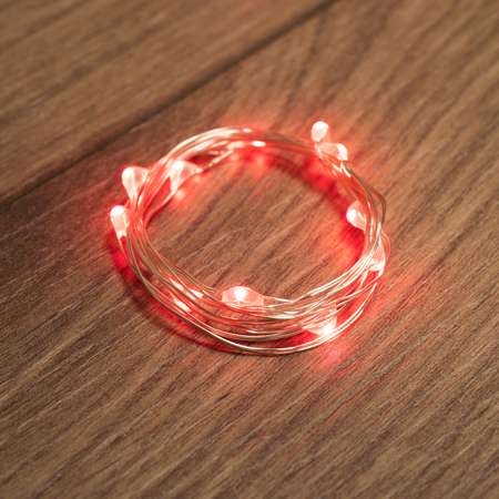 Светодиодная гирлянда NEON-NIGHT Роса 2 м красное свечение