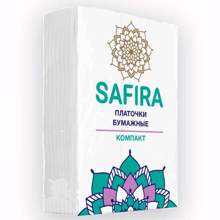Бумажные платочки SAFIRA 10 шт.