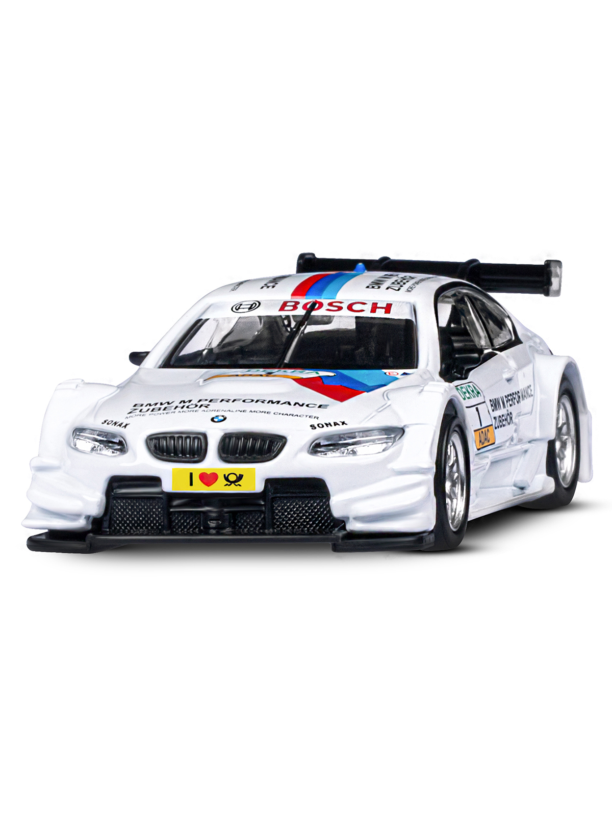 Автомобиль АВТОпанорама BMW M3 DTM 1:42 JB1200141 - фото 10