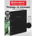 Тетрадь со сменным блоком Brauberg клетка 120 лист.