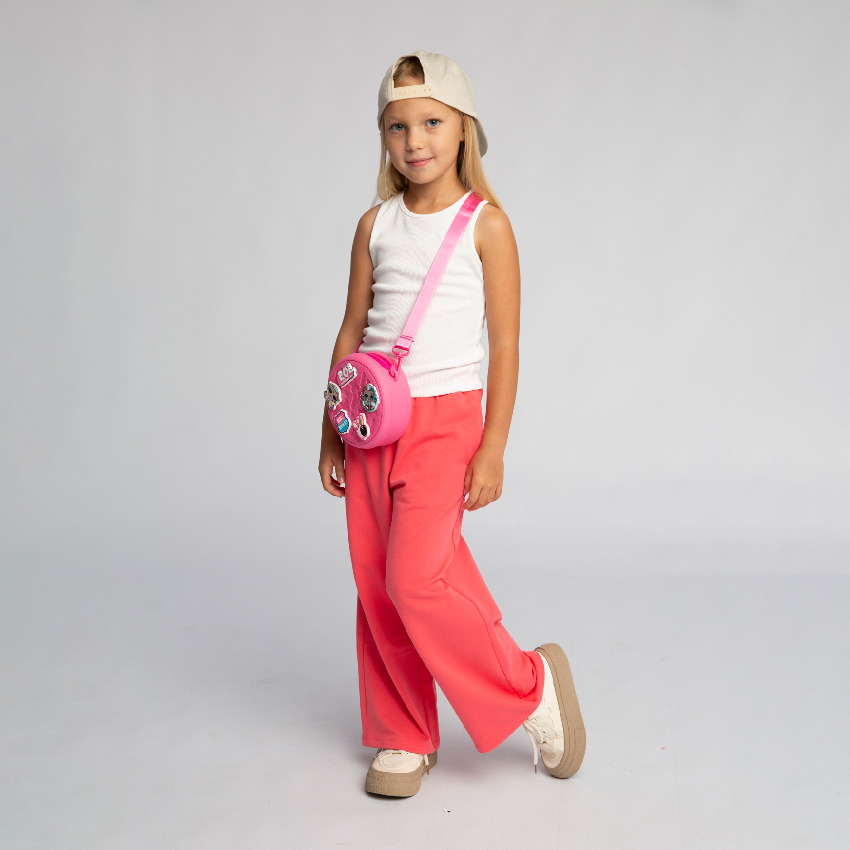 Сумка L.O.L. Surprise! розовая круглая + джиббитсы - фото 12