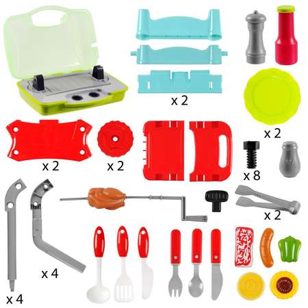 Игрушка Abtoys посуда, продукты, плита