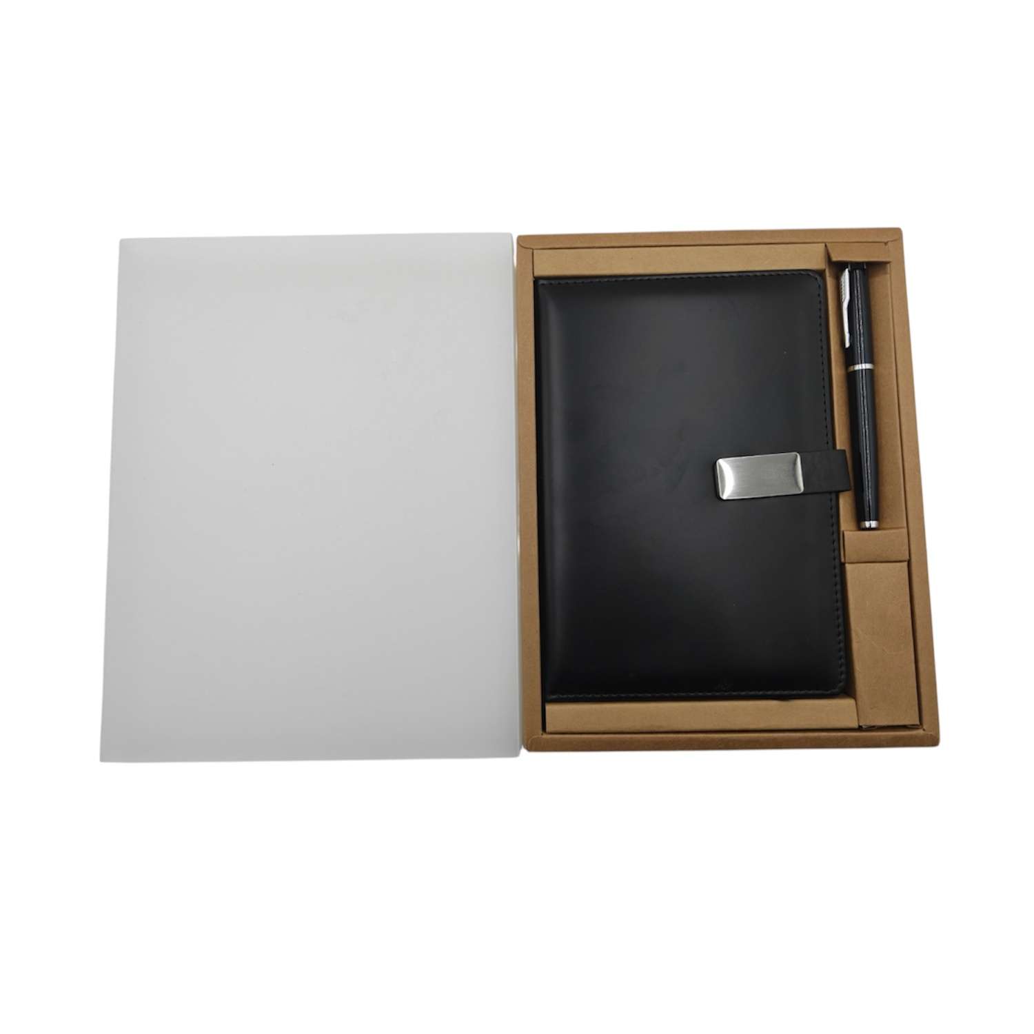 Набор канцелярский ё ежедневник и ручка шариковая в ассортименте - фото 2