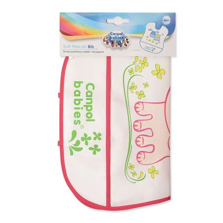 Нагрудник Canpol Babies пластик в ассортименте