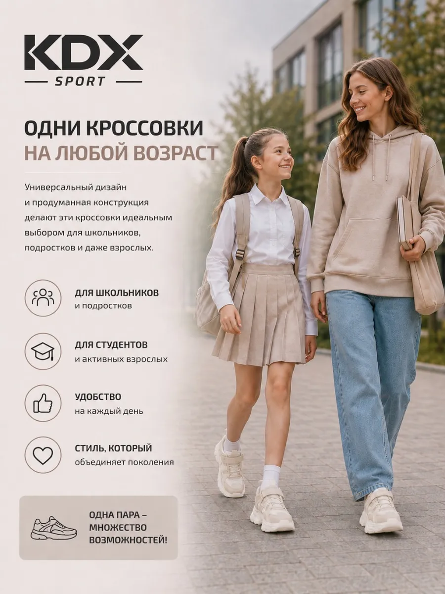 Кроссовки KDX BRTSS-09 beige - фото 10