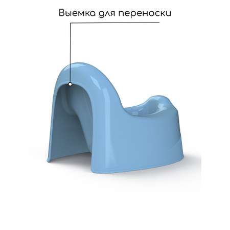 Горшок Amarobaby Elect голубой