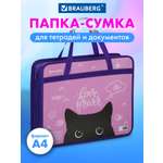 Папка с ручками Brauberg