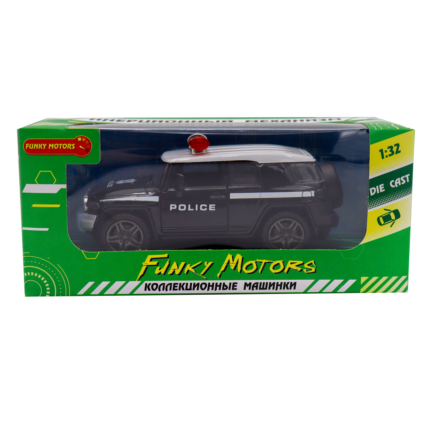 Автомобиль Funky Toys с мигалкой 1:32 FT1101-79 - фото 4