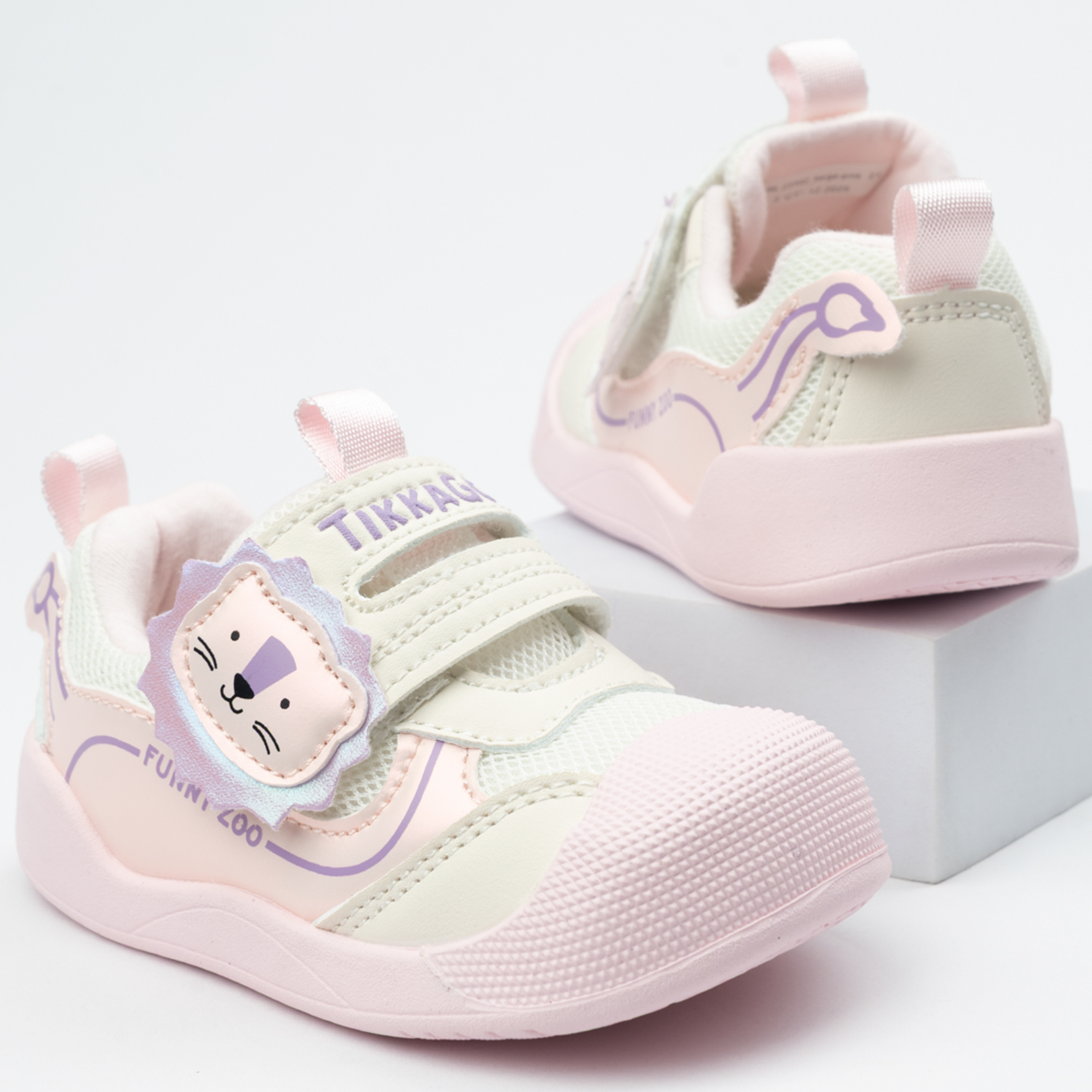 Кроссовки TikkaGo 2G09_23102_beige-pink - фото 2