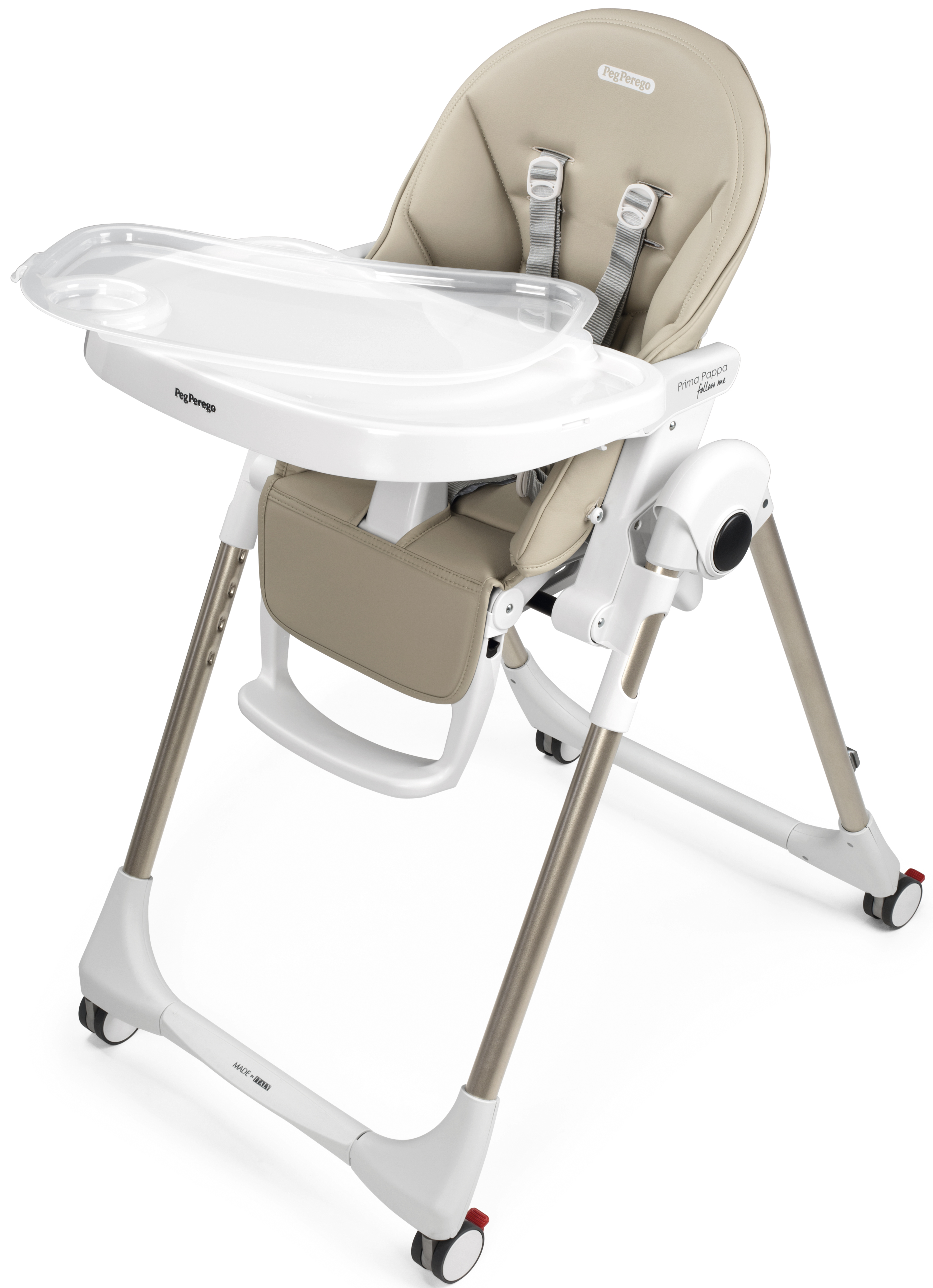 Стульчик для кормления Peg-Perego Prima Pappa Follow Me бежевый - фото 16